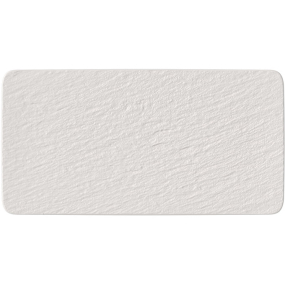 Блюдо прямоугольное Manufacture Rock Blanc 35x18 см
