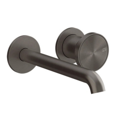 Внешняя часть Gessi Origini 66088.707 смесителя для раковины, брашированный черный PVD