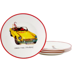 Набор тарелок для хлеба Christmas Kit Kemp 15,5 см, 4 шт