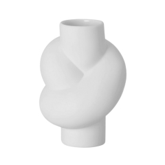 Ваза Node 10 см, цвет белый матовый