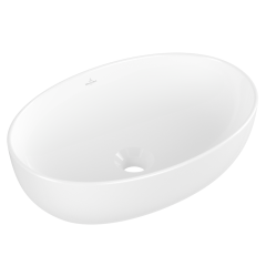 Раковина накладная Villeroy & Boch Artis 48х33, CeramicPlus, 438848R1, из TitanCeram, белая