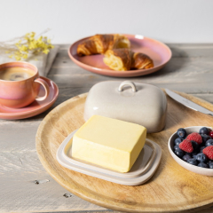 Масленка с крышкой Perlemor Home 15,5х12,5 см