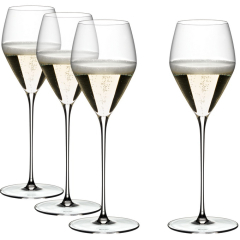 Набор бокалов для игристого Veloce 327 мл, 4 шт