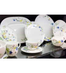 Блюдце для чашки чайной/капучино Brillance Fleurs des Alpes 16 см (плоское)