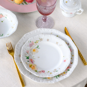 Тарелка столовая Maria Pink Rose 26 см