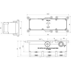 Внутренняя часть iB Rubinetti IB Box INC313XXXN_22 смесителя для душа
