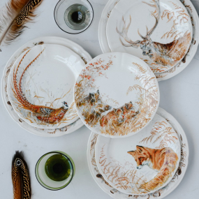 Набор тарелок салатных Sologne 23,2 см, 4 шт в ассортименте