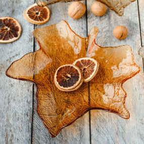 Блюдо "Кленовый лист" 23х23 см