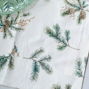 Скатерть прямоугольная Sander Xmas Pine 130х170 см