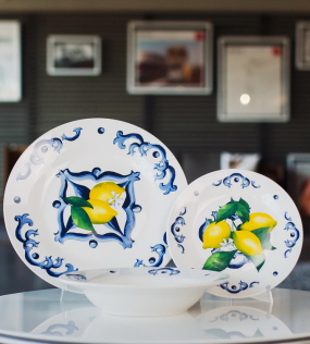 Набор посуды на 6 персон Atollo Citrus, 18 предметов