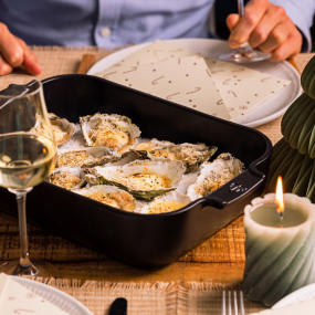 Форма для запекания прямоугольная Appolia 22х36 см, цвет черный