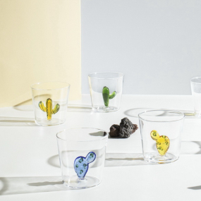 Стакан Desert Plants 350 мл, голубой