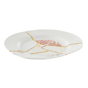 Тарелка столовая Kintsugi 27,5 см, декор 1