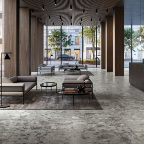 Керамогранит Italon Continuum 120х278 Naturale, Stone Grey, 6 мм