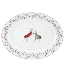 Блюдо овальное среднее Noel 32,6х24,8 см