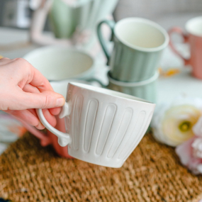 Чашка для завтрака Camille 470 мл, кремовая