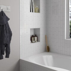 Плитка керамическая Equipe Country 6.5х20, Blanco, 8 мм