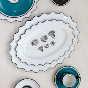 Блюдо овальное Herbariae by Christian Lacroix 34х23 см