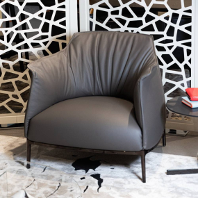 Кресло Poltrona Frau Archibald, Seppia