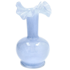 Ваза Glass Design Astrid 20 см, голубая
