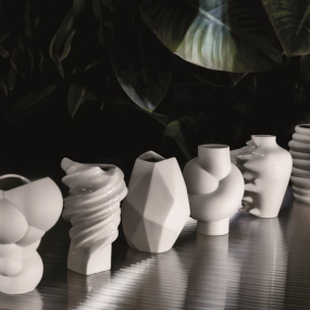 Ваза Squall 14 см, белая