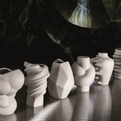 Ваза Squall 14 см, белая