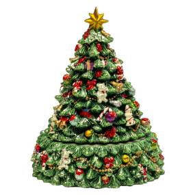 Фигурка музыкальная "Рождественская ель" 15 см