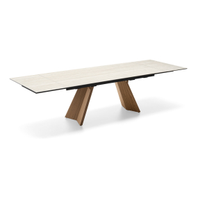 Стол Calligaris Icaro 160(240)х90 CS4114, White Travertino