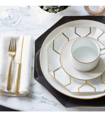 Тарелка сервировочная Arris 33 см, черная