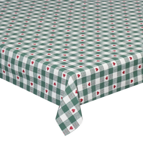 Скатерть прямоугольная Textile Green Chalet 140х240 см