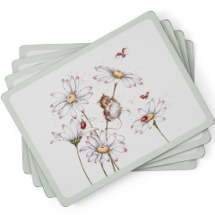 Набор подставок под тарелку "Дикие цветы" 29,8х40,1 см, 4 шт