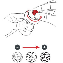 Набор мельниц для соли и перца Bistro 10 см, цвет шоколад/бежевый