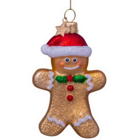 Елочная игрушка "Человечек пряничный" 8,5 см