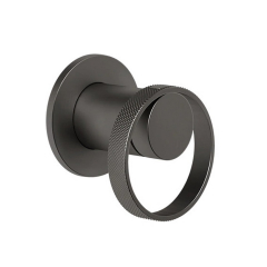 Внешняя часть Gessi Anello 63409.707 смесителя для душа, брашированный черный PVD