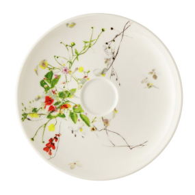 Блюдце для чашки капучино Brillance Fleurs Sauvages 15,5 см (глубокое)