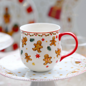 Кружка Hutschenreuther My Christmas Mug "Пряничный человечек" 450 мл
