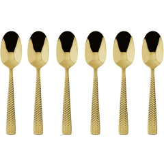 Набор ложек кофейных Cortina Gold, 6 шт