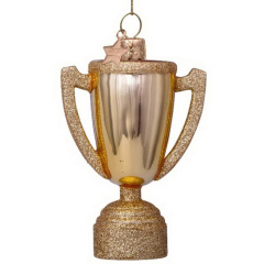 Елочная игрушка "Кубок" 9 см