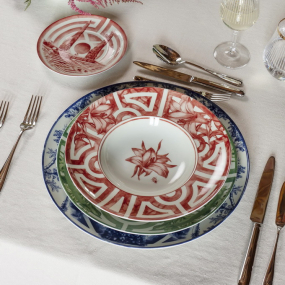 Тарелка глубокая The Meaning 25 см, красная