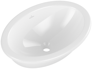 Раковина встраиваемая Villeroy & Boch Loop & Friends 49х33, CeramicPlus, 4A5400R1, из TitanCeram, белая