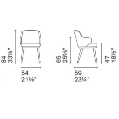 Стул Calligaris Foyer CS1898, Sand