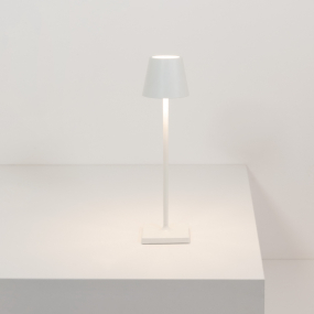 Лампа настольная Zafferano Poldina Pro Micro 27,5 см, белая