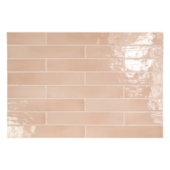 Плитка керамическая Equipe Manacor 6,5х40, Blush Pink, 8,3 мм