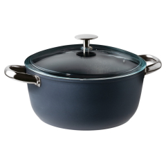 Кастрюля с крышкой Midnight Blue 24 см