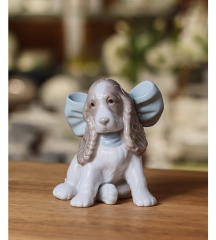 Статуэтка "Щенок в подарок" 10х10х8 см