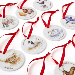 Набор подвесок Wrendale Designs Christmas 7 см, 12 шт