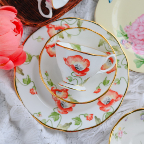 Набор чайный на 1 персону 1970 Poppy, 3 предмета
