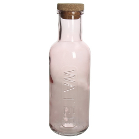 Бутылка для воды Glass Pop 1 л, розовая