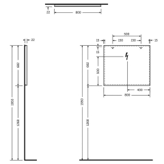 Зеркало RAK Ceramics Joy 120х68, с подсветкой и подогревом