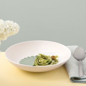 Тарелка глубокая для пасты Fleur Vert 24 см